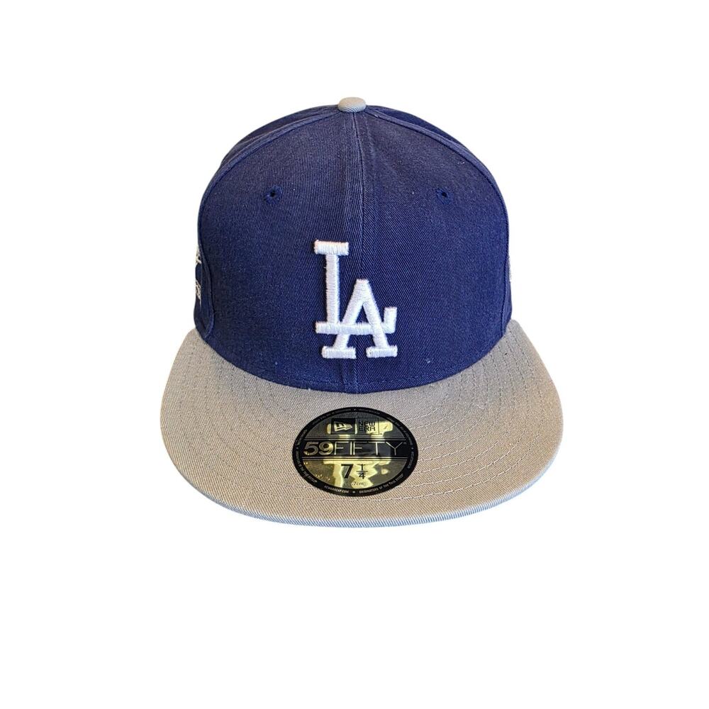 New Era LA Dodgers MLB 59FIFTY Men's 7 1/4 Fitted Cap Hat NWT